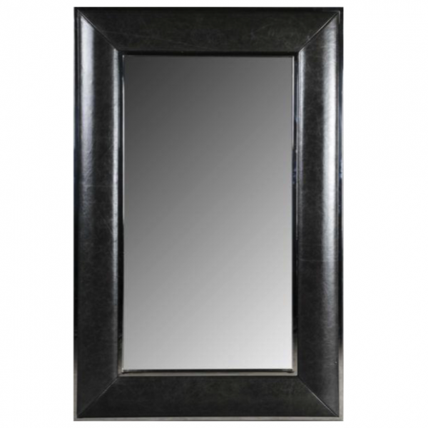 Зеркало настенное Leather Lux Mirror Square Коричневый в Орле | Loft Concept 