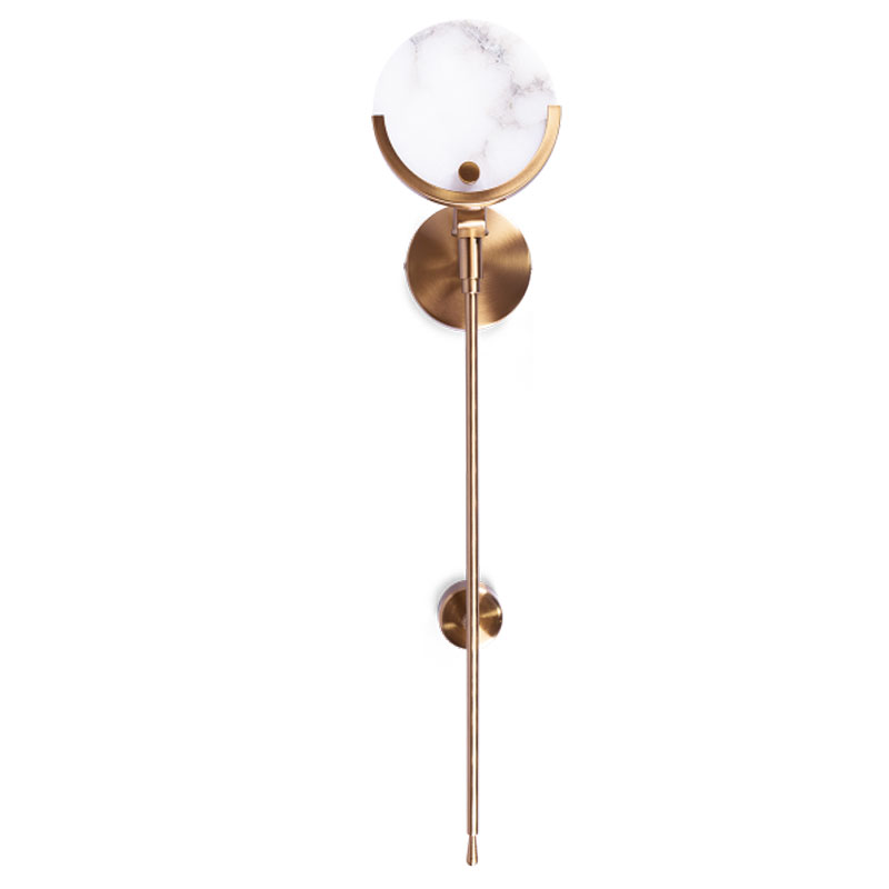 Бра Levanzo Sconce Золотой Белое матовое стекло Бра Levanzo Sconce Золотой Белое матовое стекло в Орле | Loft Concept