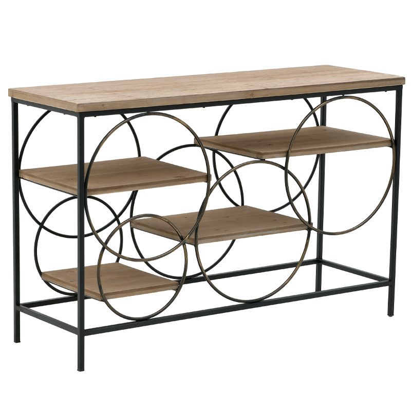 Консоль Circles Loft Console Черный Бежево-серый Консоль Circles Loft Console Черный Бежево-серый в Орле | Loft Concept