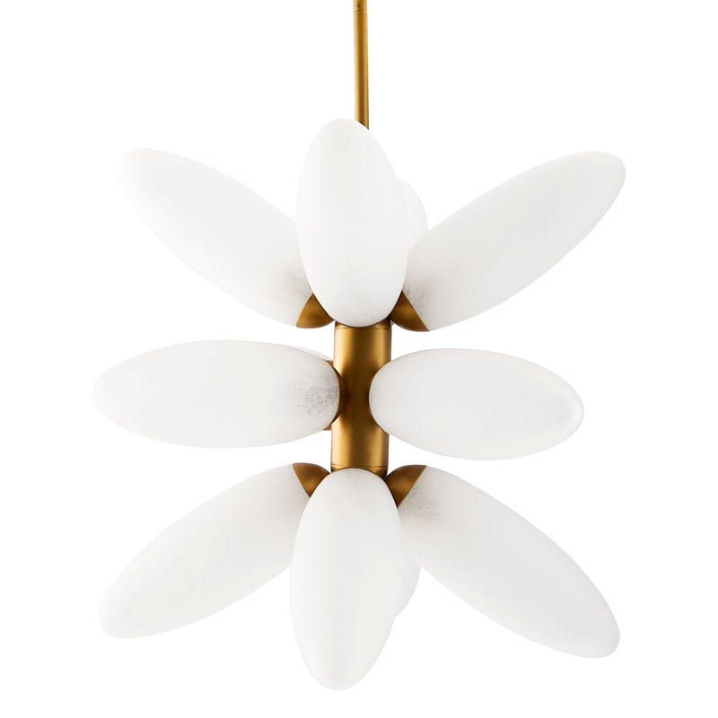 Люстра Arteriors STARLING CHANDELIER Золотой Белый в Орле | Loft Concept 