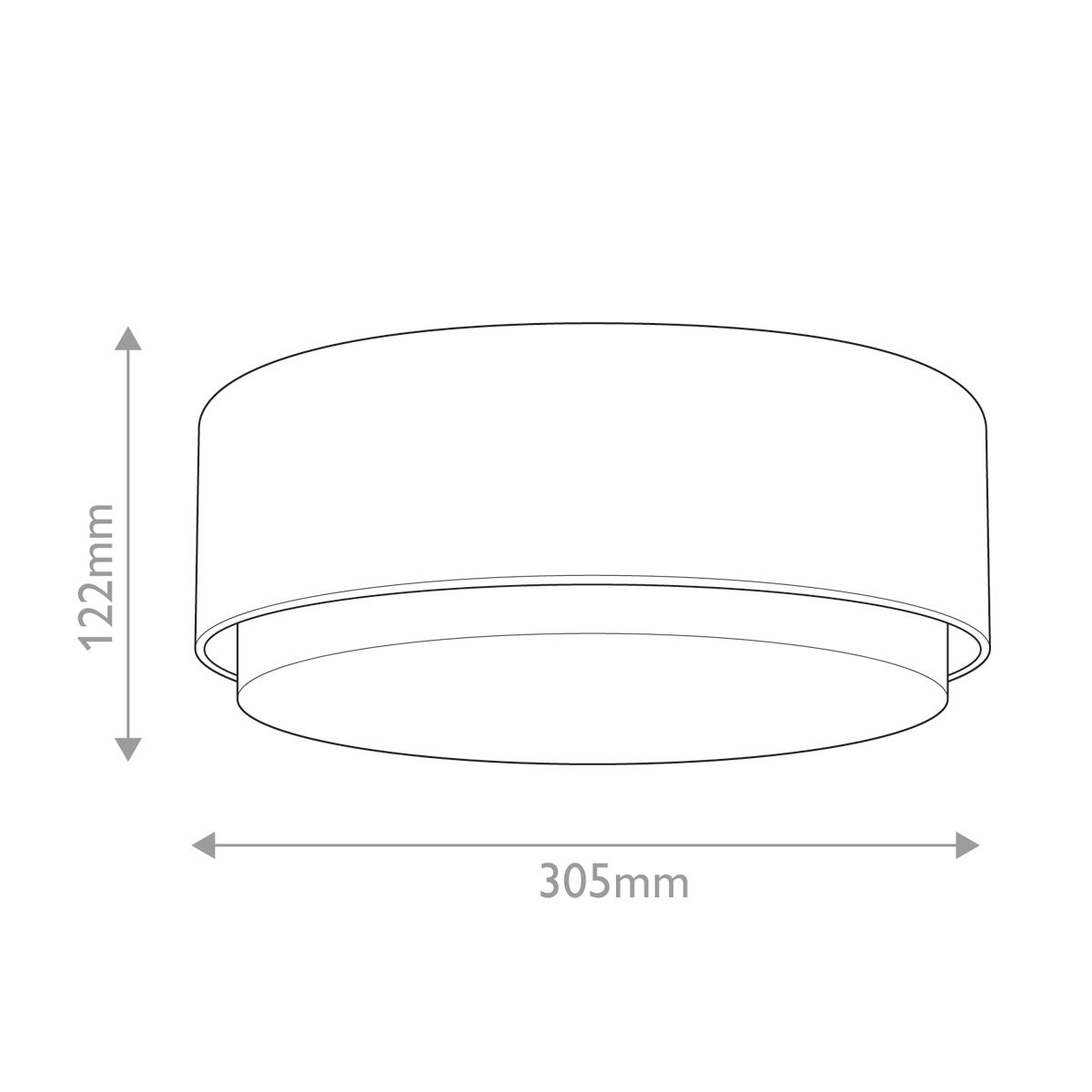 Потолочный светильник круглой формы с белым матовым плафоном Hinkley в Орле
