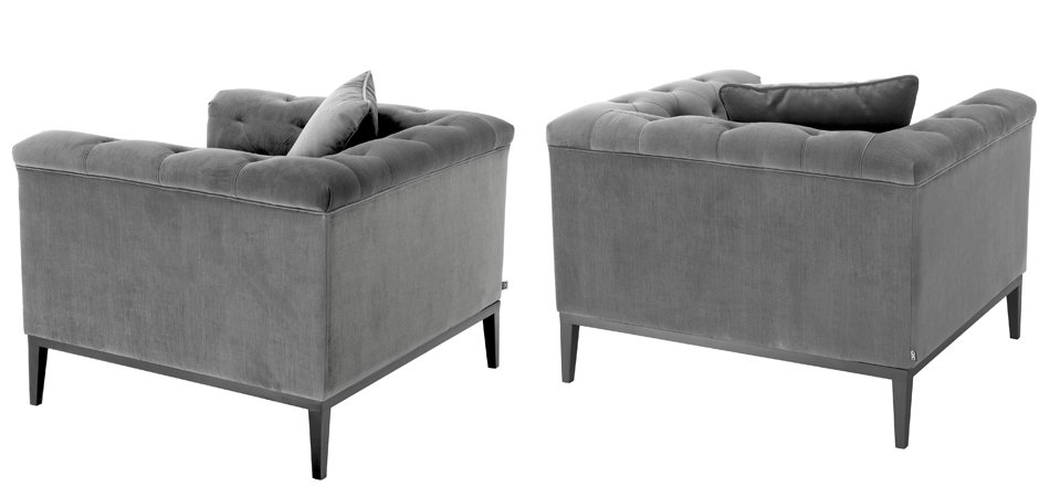 Кресло Eichholtz Chair Cesare Grey Кресло Eichholtz Chair Cesare Grey - Loft-Concept в Орле
