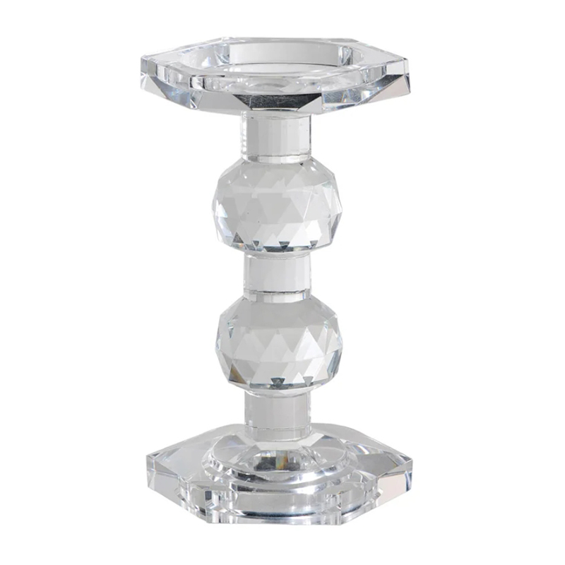 Подсвечник Glass Candlestick III Прозрачное Стекло Подсвечник Glass Candlestick III Прозрачное Стекло в Орле | Loft Concept