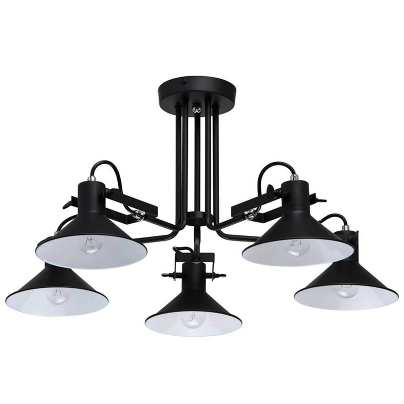 Потолочный светильник Rotating Light Black Черный матовый Потолочный светильник Rotating Light Black Черный матовый в Орле | Loft Concept