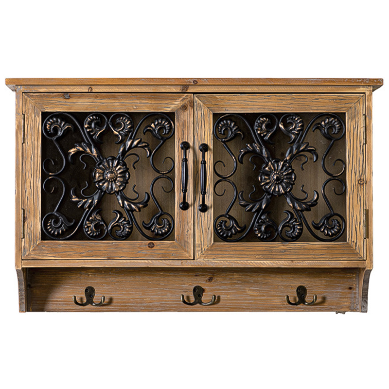 Полка Albert Provence Wood Shelf Коричневый Древесина Черный Прозрачное Стекло Полка Albert Provence Wood Shelf Коричневый Древесина Черный Прозрачное Стекло в Орле | Loft Concept