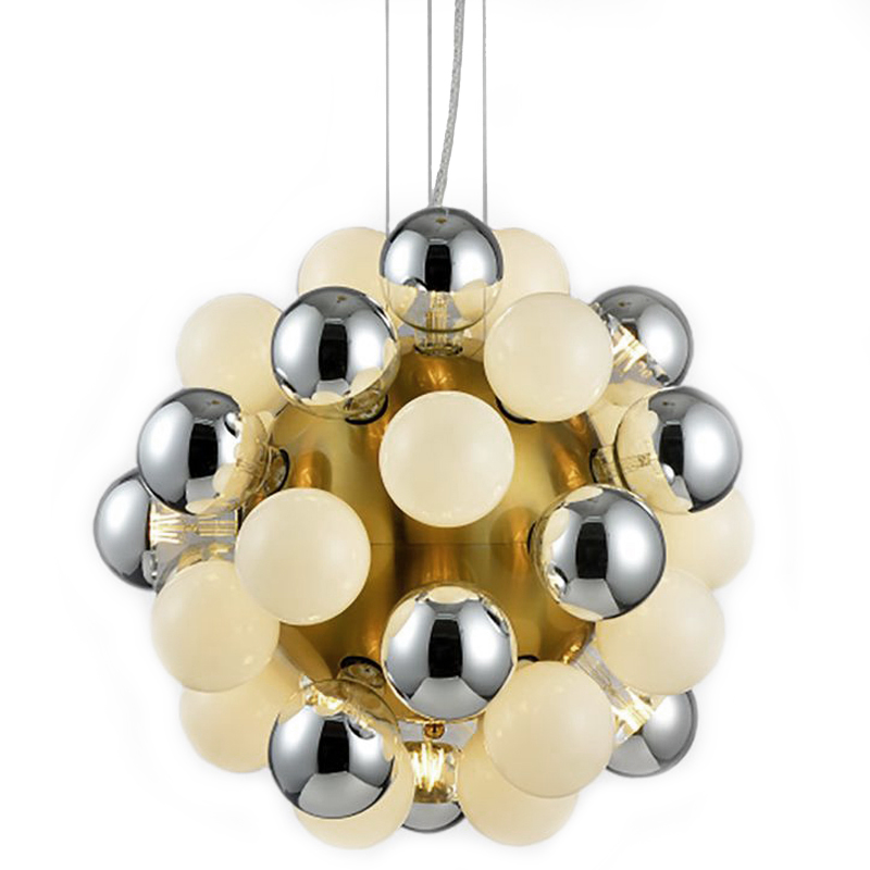 Люстра Korneli Chandelier white and smoky Золотой Белое матовое стекло Дымчатый (Smoke) Люстра Korneli Chandelier white and smoky Золотой Белое матовое стекло Дымчатый (Smoke) в Орле | Loft Concept
