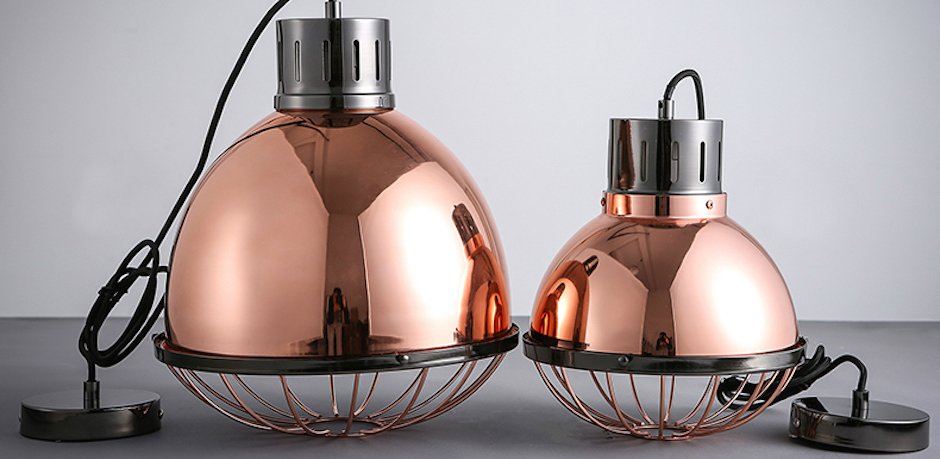 Подвесной светильник Ufo Copper Pendant Big Подвесной светильник Ufo Copper Pendant Big - Loft-Concept в Орле
