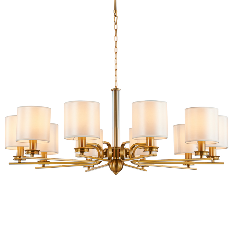 Люстра Armel Chandelier 94 Бронза Прозрачный Белый Люстра Armel Chandelier 94 Бронза Прозрачный Белый в Орле | Loft Concept