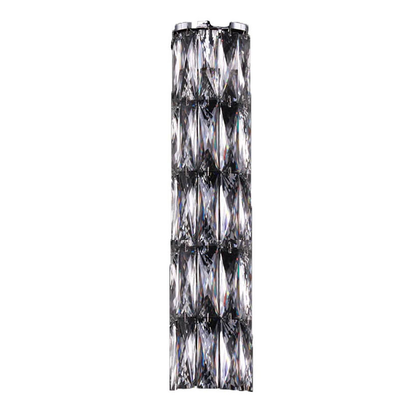 Бра Crystal Regena Chrome Wall Lamp 5 Хром Прозрачный (Transparent) в Орле | Loft Concept 