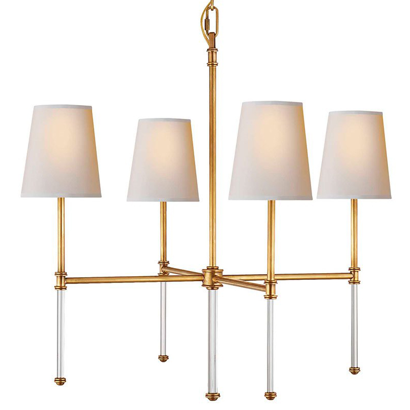 Люстра Nicoleta Gold Chandelier Золотой Белый Люстра Nicoleta Gold Chandelier Золотой Белый в Орле | Loft Concept