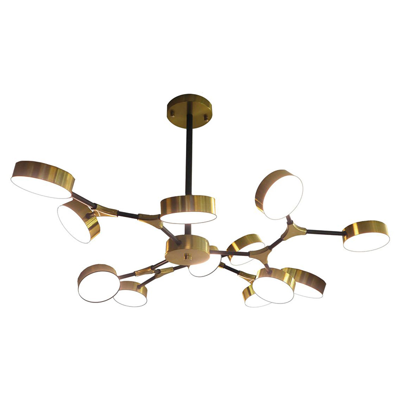 Люстра Maelys Chandelier 12 Белый Золотой Люстра Maelys Chandelier 12 Белый Золотой в Орле | Loft Concept