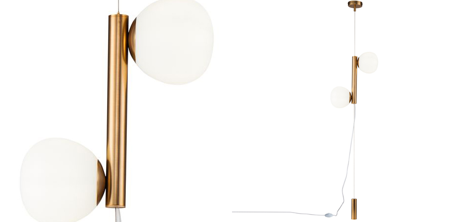 Торшер Tiepolo Ball Floor Lamp Double gold Торшер Tiepolo Ball Floor Lamp Double gold - Loft-Concept в Орле