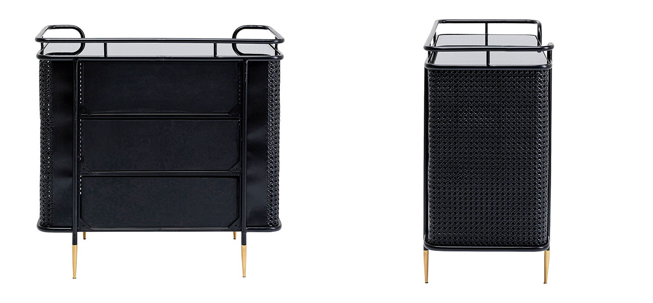 Комод черный Damian - фото №2