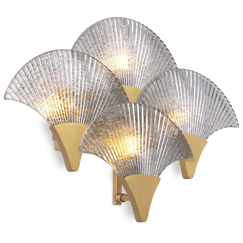 Бра Eichholtz Wall Lamp Vitae Прозрачное Стекло Латунь Бра Eichholtz Wall Lamp Vitae Прозрачное Стекло Латунь в Орле | Loft Concept