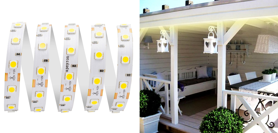 Светодиодная влагозащищенная лента 14,4W/m 60LED/m 5050SMD теплый белый 5M Светодиодная влагозащищенная лента 14,4W/m 60LED/m 5050SMD теплый белый 5M - Loft-Concept в Орле