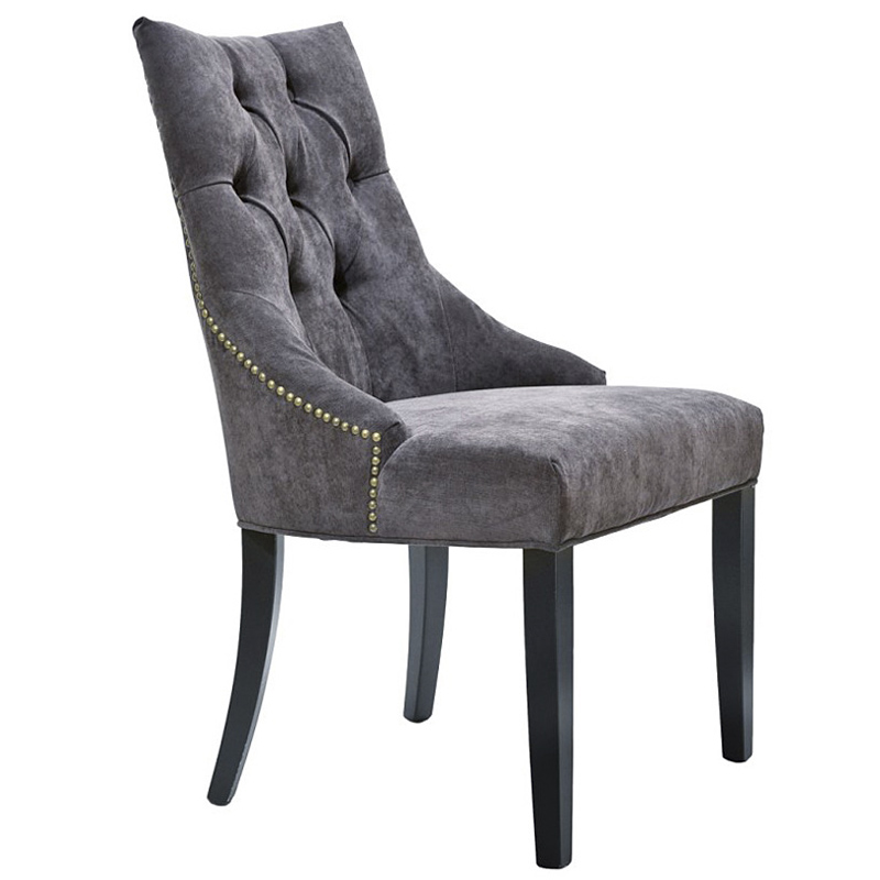 Стул Roper Chair Серый Черный Стул Roper Chair Серый Черный в Орле | Loft Concept