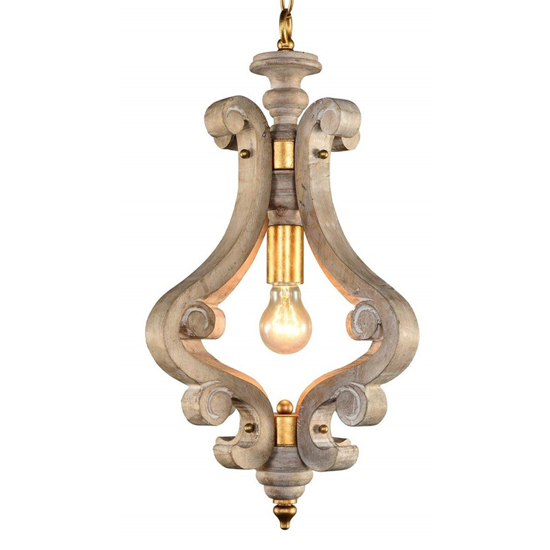 Подвесной светильник Santu Provence Hanging lamp Бежево-серый в Орле | Loft Concept 