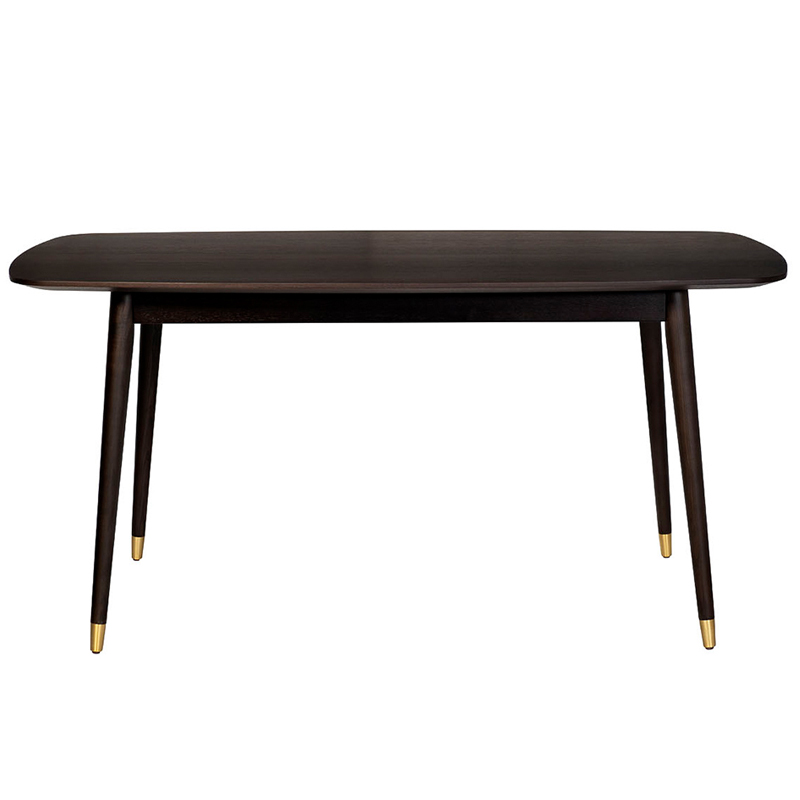 Обеденный стол Mateo Rectangle Dinner Table Коричневый Золотой Обеденный стол Mateo Rectangle Dinner Table Коричневый Золотой в Орле | Loft Concept