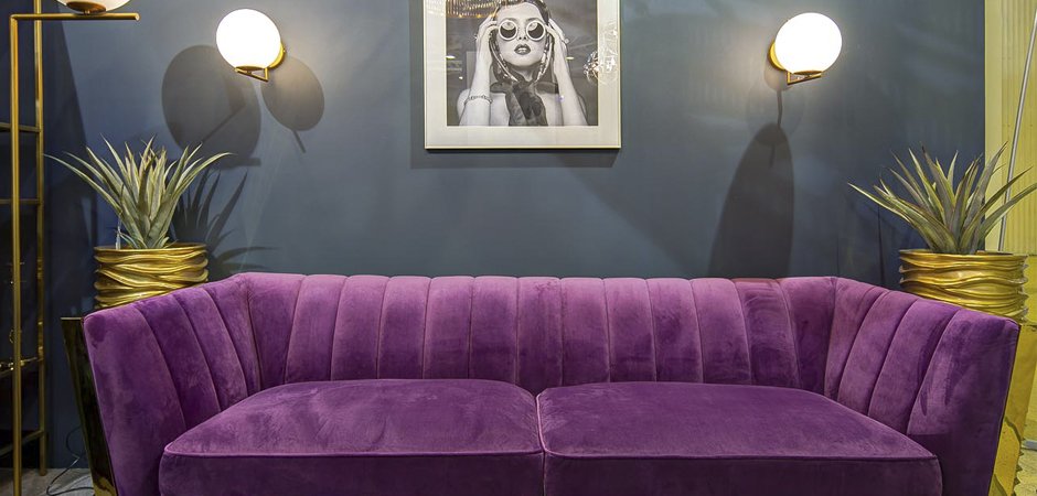 Диван Art Deco Purple Sofa Диван Art Deco Purple Sofa - Loft-Concept в Орле