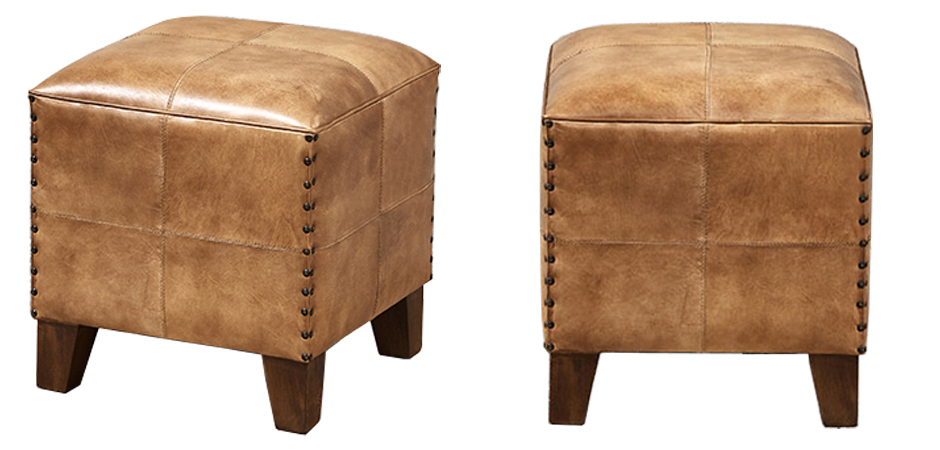 Пуф Leather Cube Puff Пуф Leather Cube Puff - Loft-Concept в Орле