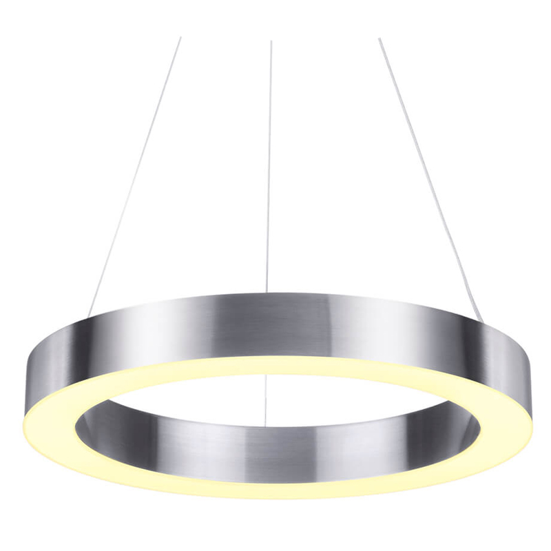 Подвесной светильник Nickel Ribbon Ring 40 Никель в Орле | Loft Concept 
