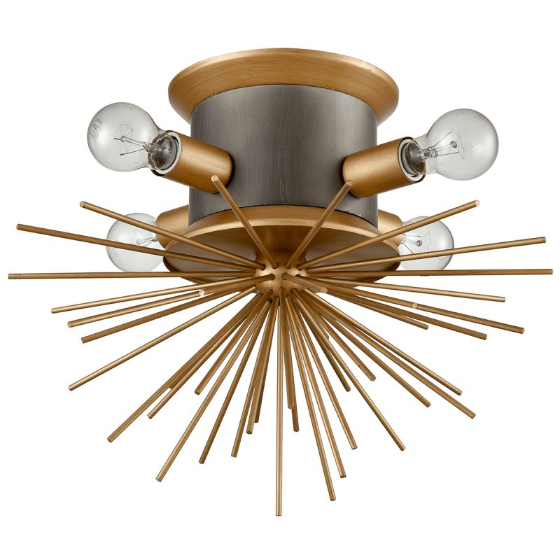 Потолочный светильник Hedgehog Brass Chandelier Латунь Потолочный светильник Hedgehog Brass Chandelier Латунь в Орле | Loft Concept