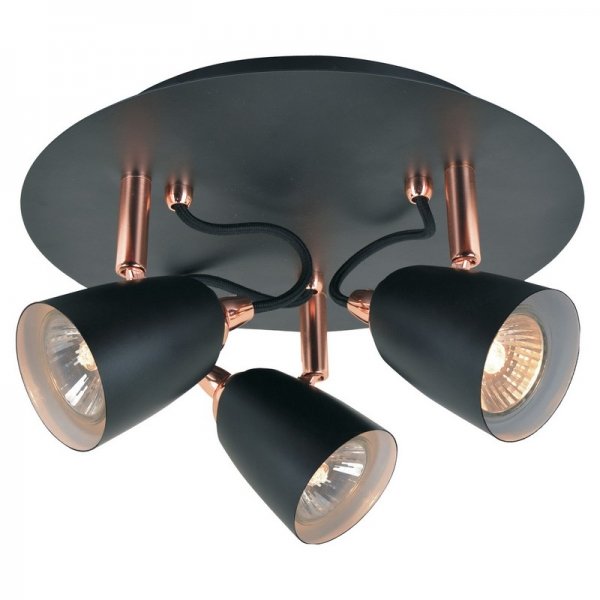 Спот Copper Spot 3 Черный Спот Copper Spot 3 Черный в Орле | Loft Concept