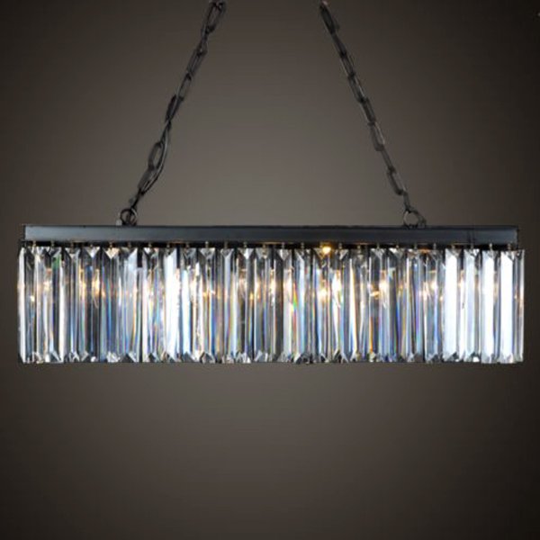Люстра RH 1920 s ODEON Clear Glass Iron 90  в Орле | Loft Concept 