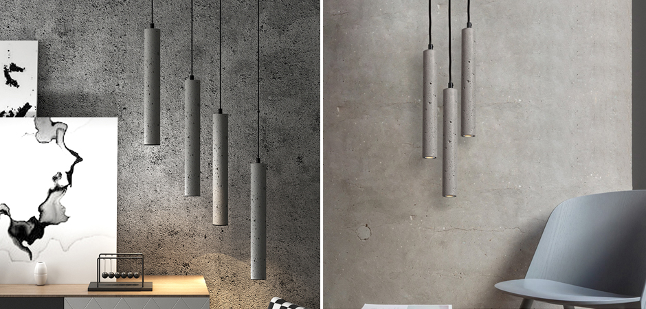 Подвесной светильник Concrete Pipe Подвесной светильник Concrete Pipe - Loft-Concept в Орле