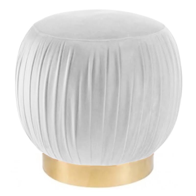 Оттоманка Art Deco Turban white Золотой Оттоманка Art Deco Turban white Золотой в Орле | Loft Concept