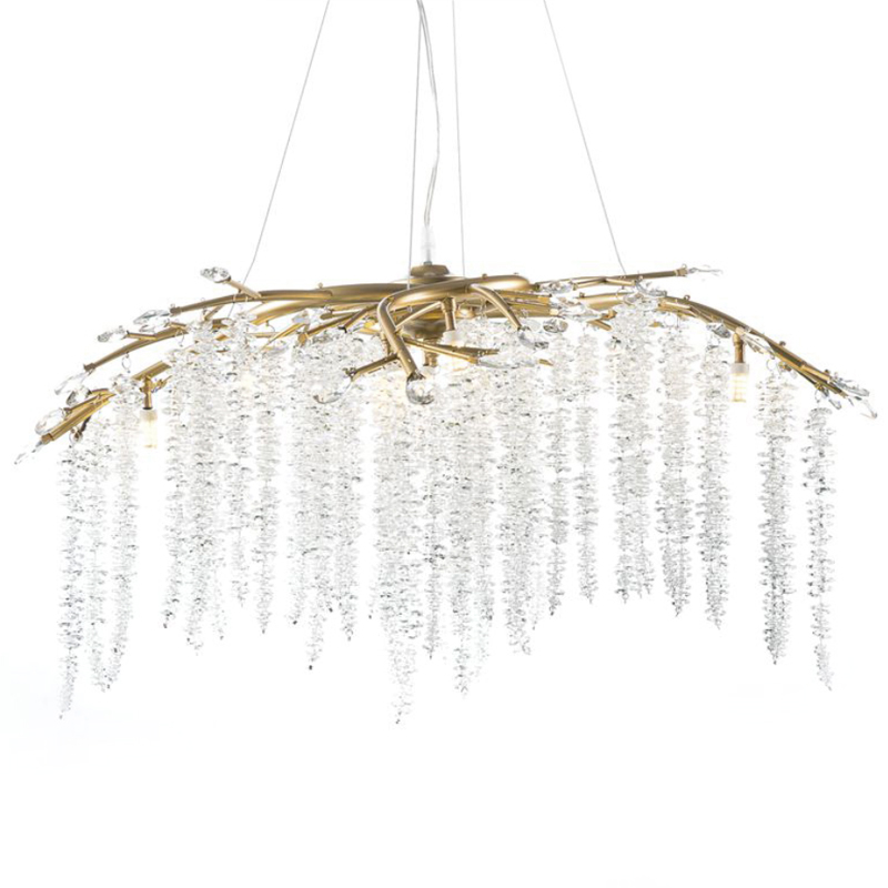 Люстра Orabel Led Chandelier Золотой Прозрачный (Transparent) Люстра Orabel Led Chandelier Золотой Прозрачный (Transparent) в Орле | Loft Concept