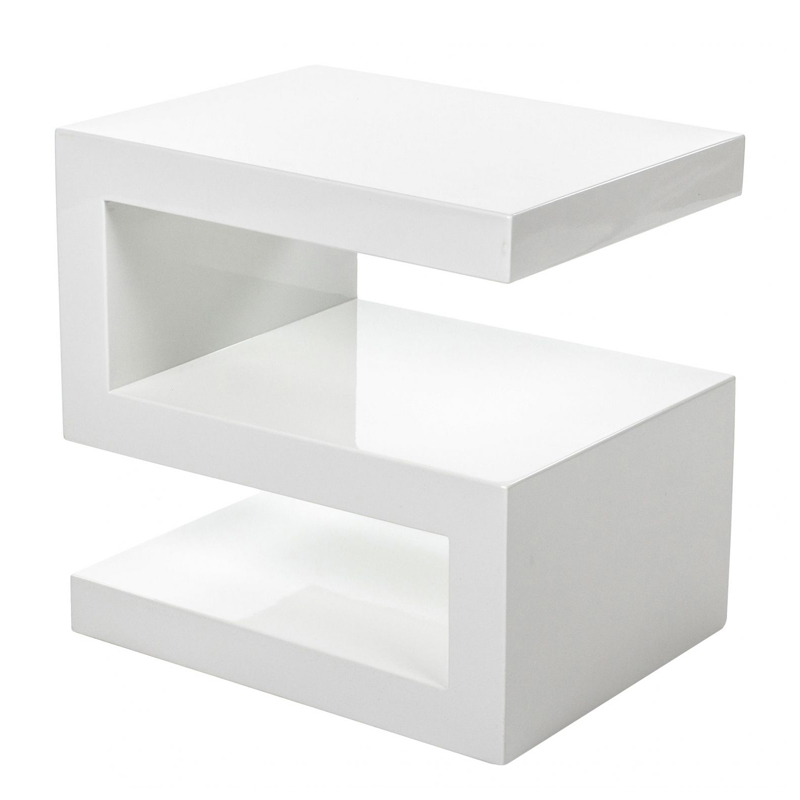 Приставной стол Ophelia Side Table Белый в Орле | Loft Concept 