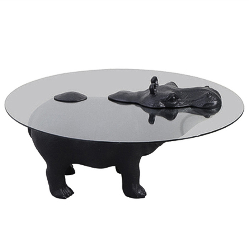 Кофейный Стол Бегемот Hippo Stands Coffee Table Черный Прозрачное Стекло Кофейный Стол Бегемот Hippo Stands Coffee Table Черный Прозрачное Стекло в Орле | Loft Concept