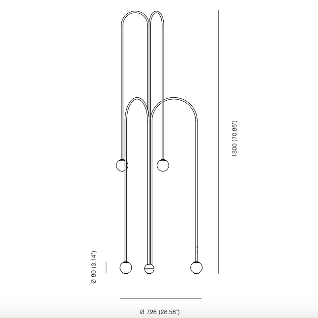 Торшер Michael Anastassiades Fontana Amorosa Crossette Торшер Michael Anastassiades Fontana Amorosa Crossette в Орле