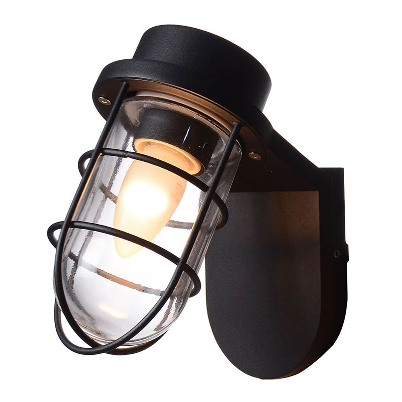 Уличный настенный светильник Declan Street Lamp Черный Уличный настенный светильник Declan Street Lamp Черный в Орле | Loft Concept