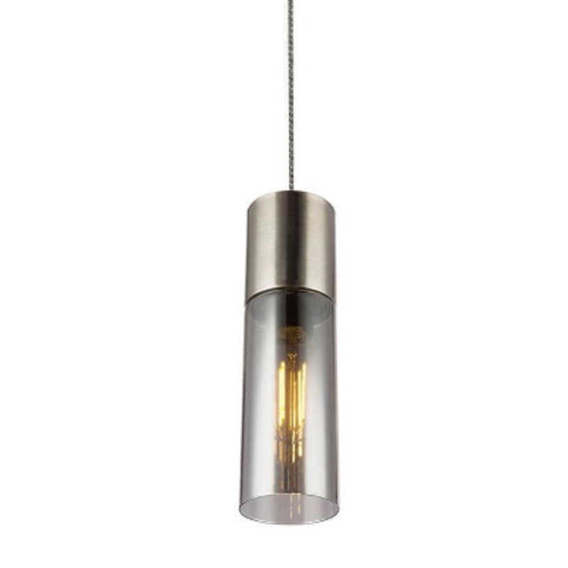 Подвесной светильник Cylinder Plafond nickel Дымчатый (Smoke) Никель Подвесной светильник Cylinder Plafond nickel Дымчатый (Smoke) Никель в Орле | Loft Concept