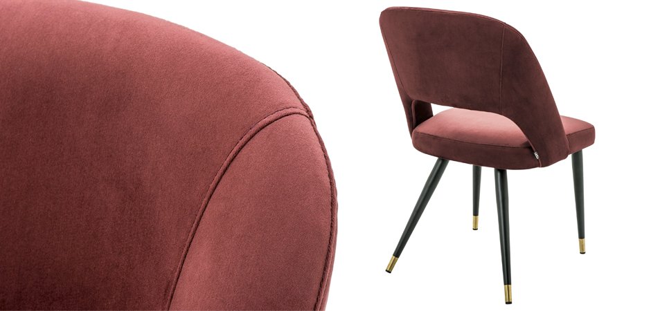Стул Eichholtz Dining Chair Cipria Bordeaux Стул Eichholtz Dining Chair Cipria Bordeaux - Loft-Concept в Орле