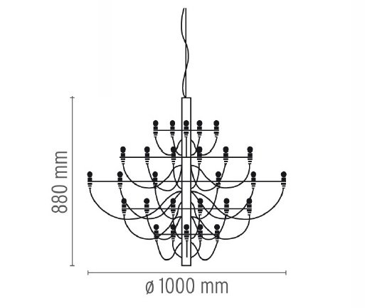 Люстра Flos 2097 50 Brass Люстра Flos 2097 50 Brass в Орле