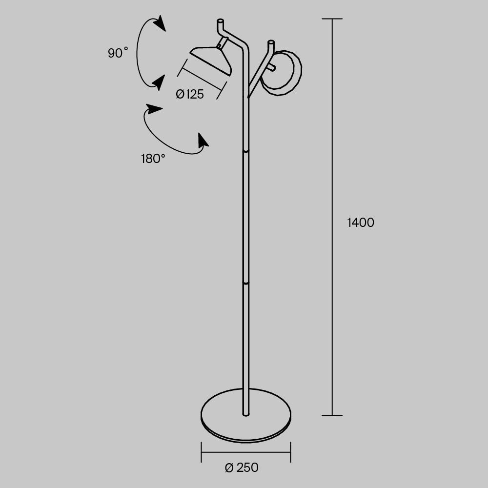 Напольный светильник Combo 3000-6000К 20Вт в Орле