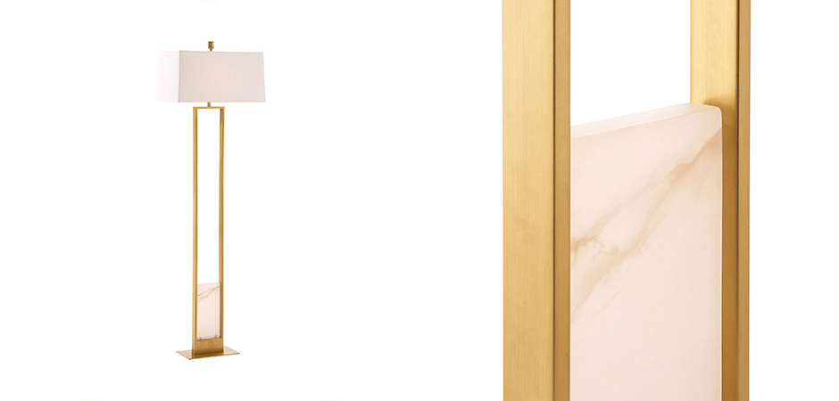 Торшер Arteriors MARKHAM FLOOR LAMP Brass Торшер Arteriors MARKHAM FLOOR LAMP Brass - Loft-Concept в Орле