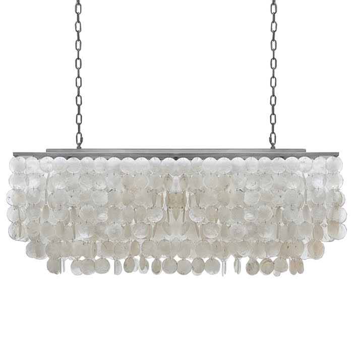 Люстра rectangle SHELL Chandelier 2 cascades Белый Люстра rectangle SHELL Chandelier 2 cascades Белый в Орле | Loft Concept