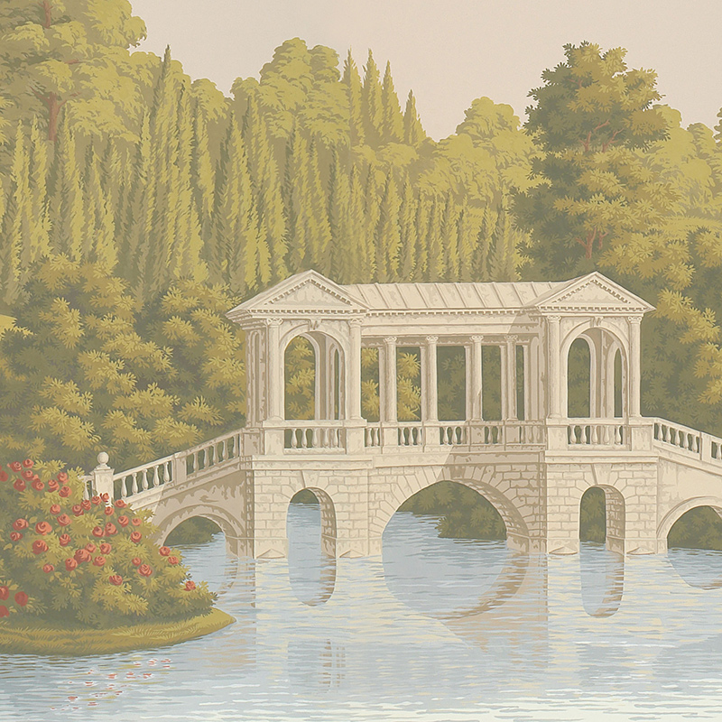 Обои ручная роспись English Landscape Special Colourway on scenic paper 2 Обои ручная роспись English Landscape Special Colourway on scenic paper 2 в Орле | Loft Concept