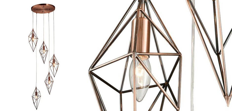 Люстра Volumetric Polygons Copper Люстра Volumetric Polygons Copper - Loft-Concept в Орле