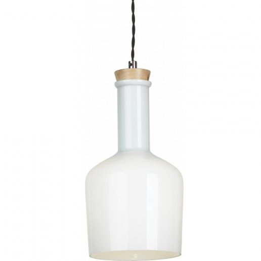 Подвесной светильник Glass Bottle Light 2 Белый Подвесной светильник Glass Bottle Light 2 Белый в Орле | Loft Concept