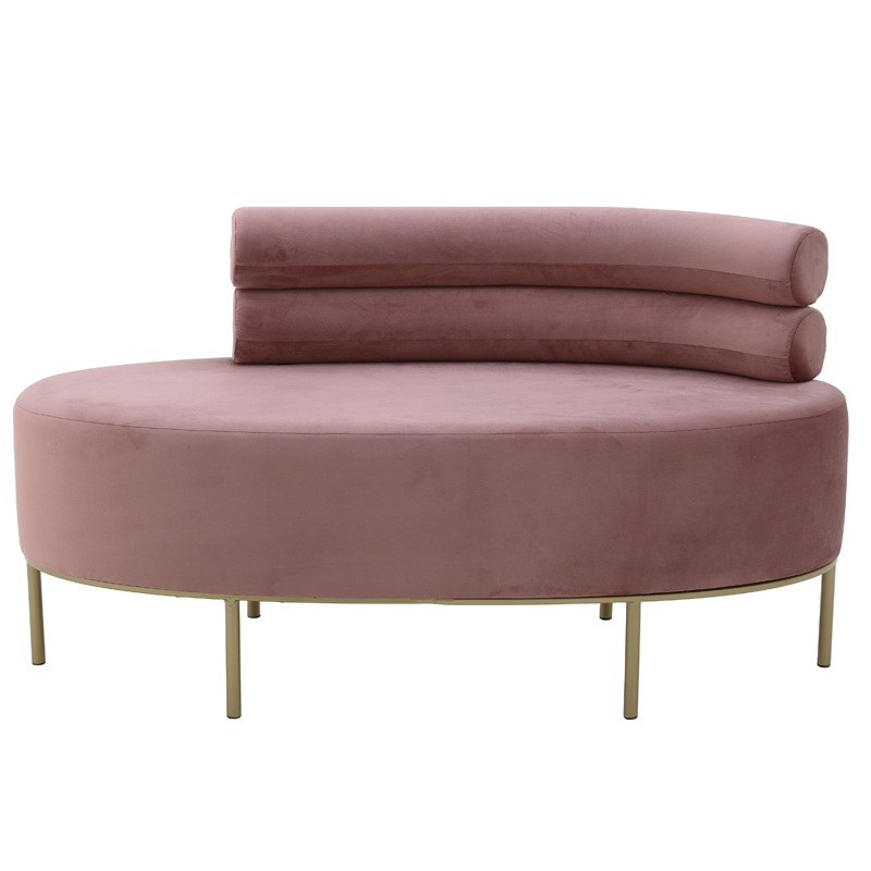 Кушетка Fening Lounge Pink Розовый Золотой Кушетка Fening Lounge Pink Розовый Золотой в Орле | Loft Concept