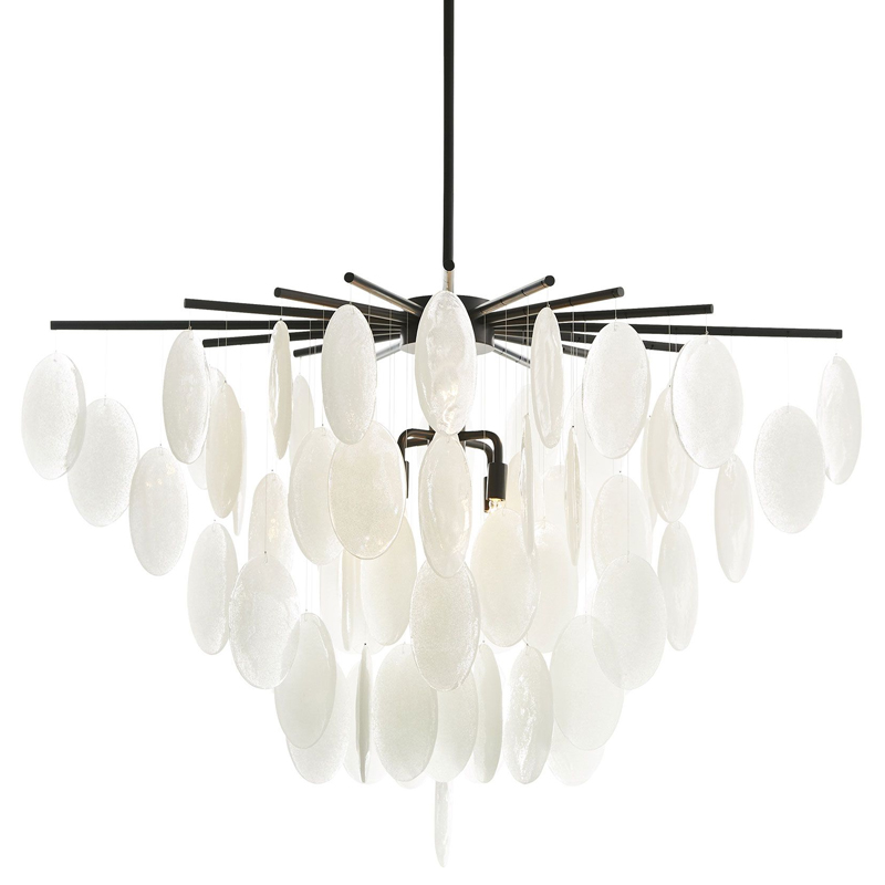 Люстра Arteriors TIFFANY CHANDELIER Черный Прозрачный Люстра Arteriors TIFFANY CHANDELIER Черный Прозрачный в Орле | Loft Concept