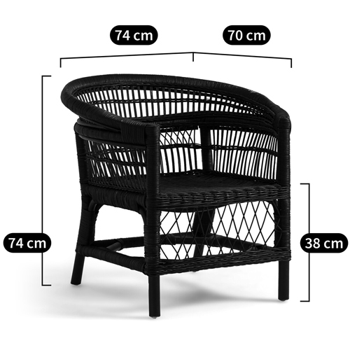 Кресло из ротанга Amadis Rattan Armchair Кресло из ротанга Amadis Rattan Armchair в Орле