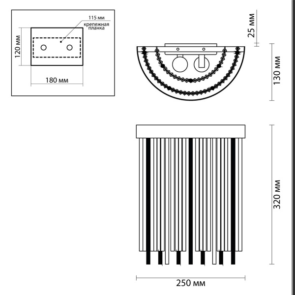 Бра Niemira Wall lamp Бра Niemira Wall lamp в Орле