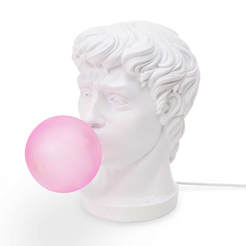 Настольная лампа Seletti Wonder times Белый Розовый Настольная лампа Seletti Wonder times Белый Розовый в Орле | Loft Concept