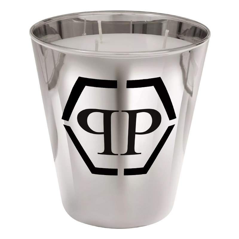 Свеча Philipp Plein Candle Empire Platinum S Серебряный Черный Белый Свеча Philipp Plein Candle Empire Platinum S Серебряный Черный Белый в Орле | Loft Concept